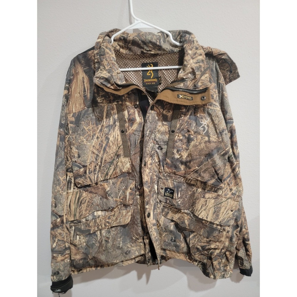 Browning Grand Passage Xchange System Jacket XL Hunting Full Zip Camouflage